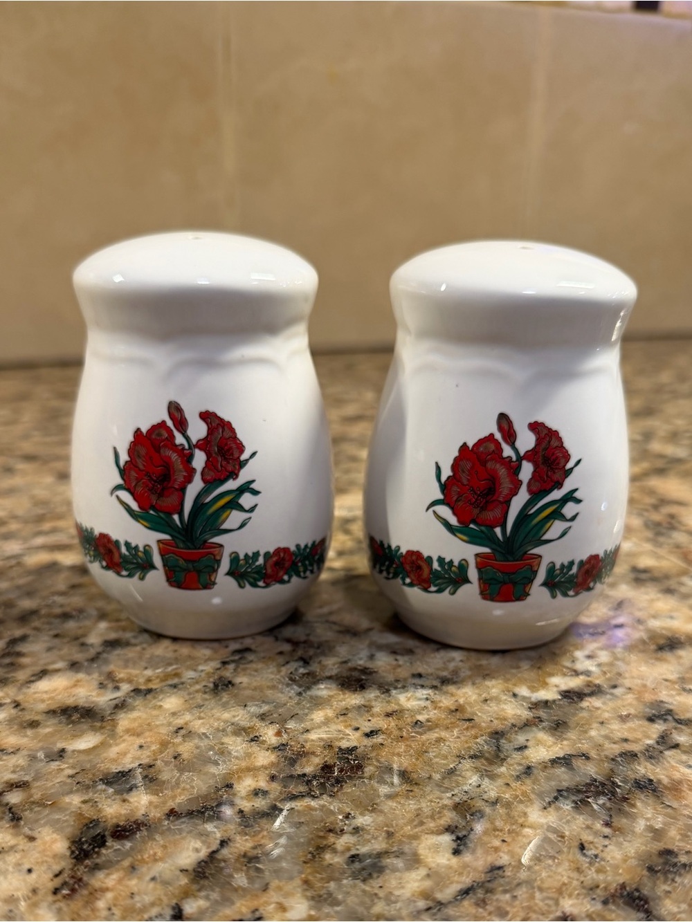 Vintage Wang’s International Floral Salt and Pepper Shakers